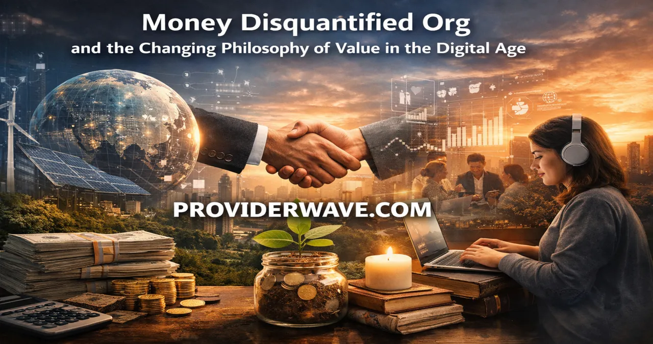 Money Disquantified Org and the Changing Philosophy of Value in the Digital Age