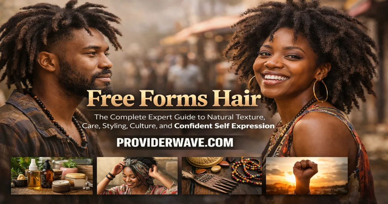 Free Forms Hair: The Complete Expert Guide to Natural Texture, Care, Styling, Culture, and Confident Self Expression