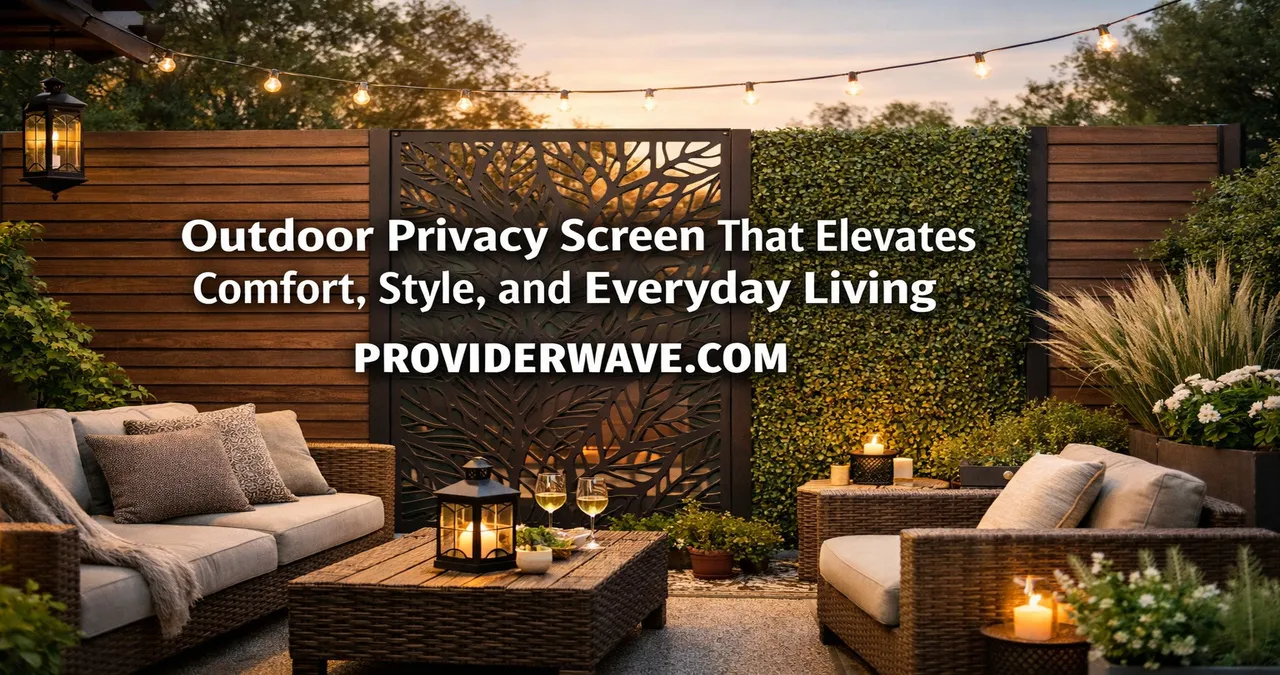 Outdoor Privacy Screen
