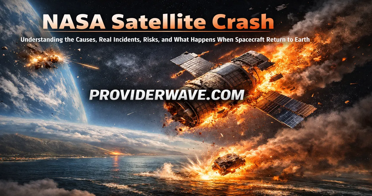 NASA Satellite Crash