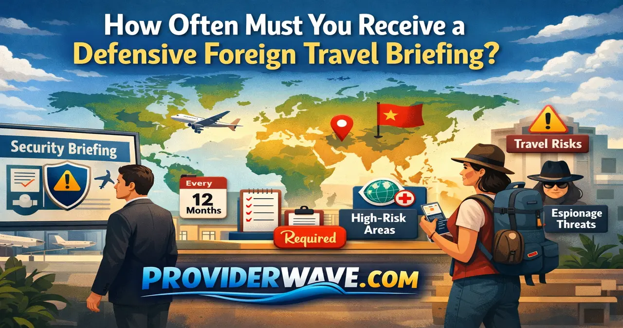 How Often Must You Receive a Defensive Foreign Travel Briefing