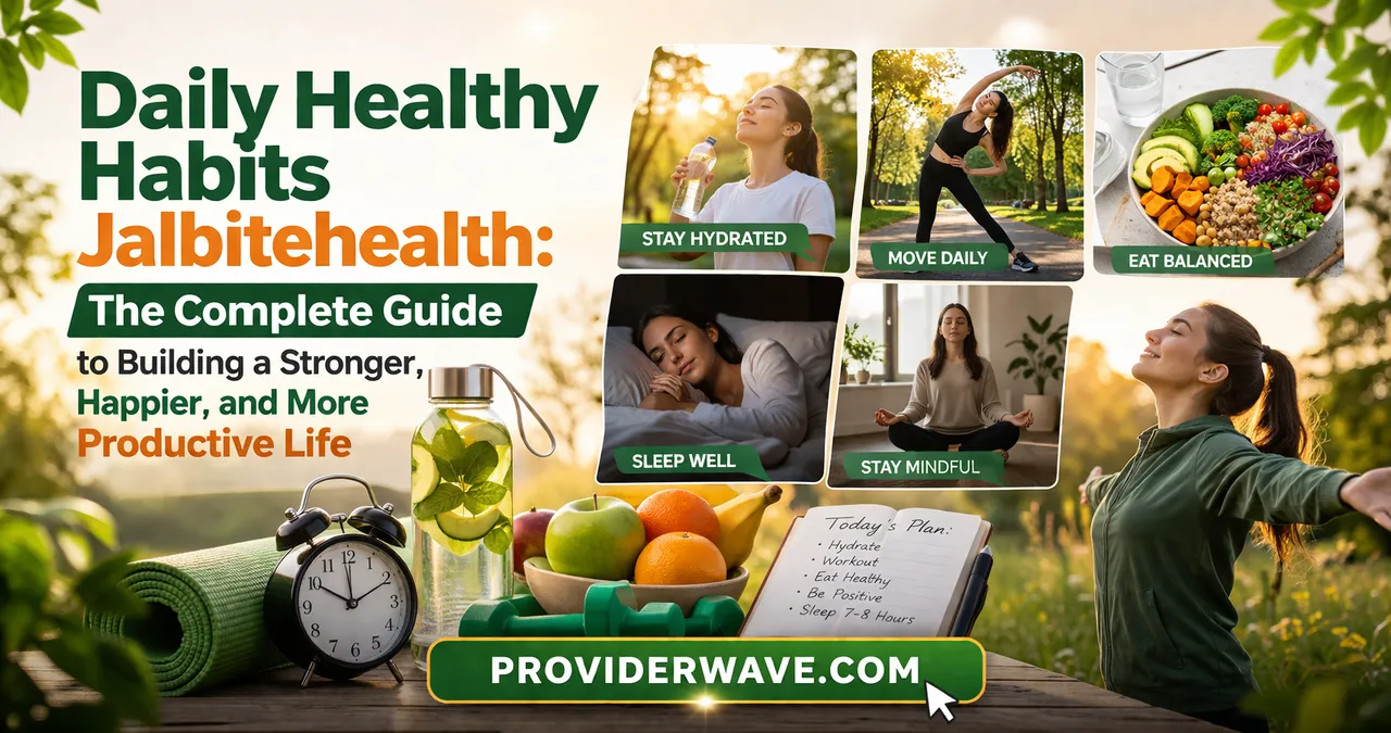 Daily Healthy Habits Jalbitehealth